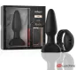 Preview: Black sex toy set with remote control and packaging, brand "watchme".