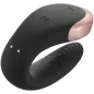 Preview: Double Love Luxury Partnervibrator Schwarz – Satisfyer