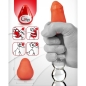 Preview: Strukturiertes Und Wiederverwendbares Ei - Rot | Gvibe