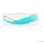 Preview: Smart Wand 2 Massager Mittel Ozeanblau – Lelo