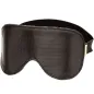 Preview: Black sleep mask with elastic band, textured material.