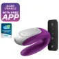 Preview: Double Fun Partnervibrator Lila – Satisfyer