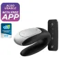 Preview: Double Fun Partnervibrator Schwarz – Satisfyer