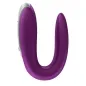 Preview: Double Fun Partnervibrator Lila – Satisfyer