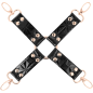 Preview: Vegane Leder Hog Krawatte | Begme Black Edition