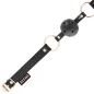 Preview: Ball gag vegan leather – Begme Black Edition