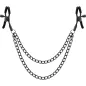 Preview: Black clamps with adjustable screws, connected by two chains.