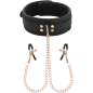 Preview: Fantasy Nippelklemmen Halskette Mit Neoprenfutter | Coquette Chic Desire