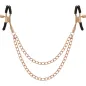 Preview: Fantasy Nippelclips Aus Metall Mit Kette – Coquette Chic Desire
