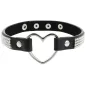 Preview: Veganes Leder Halsband Mit Herz – Coquette Chic Desire