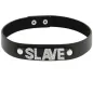 Preview: Vegan Leather Slave Collar – Coquette Chic Desire