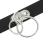 Preview: Double Ring Necklace Made of Vegan Leather – Coquette Chic Desire