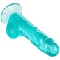 Preview: Queen Dildo Blau 15.3cm – Calex