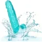 Preview: Queen Dildo Blau 15.3cm – Calex