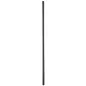 Preview: Black, straight rod on a white background.