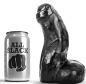 Preview: Realistischer Dong Schwarz 17cm | All Black