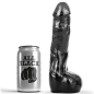 Preview: Realistischer Anal Penis 20cm | All Black