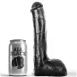 Preview: Realistischer Anal Penis 23cm – All Black