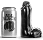Preview: Realistischer Dildo 13cm | All Black
