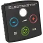 Preview: Schwarzes Elektrostimulationsgerät mit Plus- und Minus-Tasten, grünem Symbol und Schriftzug "ElectraStim KIX".