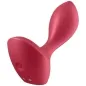 Preview: Backdoor Lover Vibrationsstecker Rot | Satisfyer