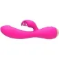 Preview: Magic Stick Rabbitvibrator Drei Stimulierende Köpfe Rosa | Nalone