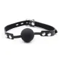 Preview: Silicone Ball Gag with Leather Belt – Ohmama