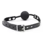 Preview: Silicone Ball Gag with Leather Belt – Ohmama