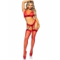 Preview: Dreiteiliges Set OneSize Rot | Leg Avenue