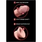 Preview: Triple Density Dildo Mit Swinging Balls 15,2cm Fleisch – King Cock