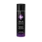 Preview: Black bottle of ID Silk lubricant, 130 ml, with purple logo and white text on the front.