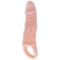 Preview: Silikon Penishülle Mit Ballriemen 13,5cm – Baile