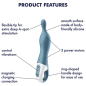 Preview: A-Mazing 1 A-Spot Vibrator Blau | Satisfyer