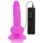 Preview: Flexibler Vibrierender Dildo 17cm Lila – Diversia