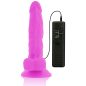 Preview: Flexibler Vibrierender Dildo 18cm Lila | Diversia