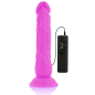 Preview: Flexibler Vibrierender Dildo 21cm Lila | Diversia