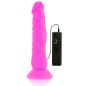 Preview: Flexibler Vibrierender Dildo 21cm Lila | Diversia