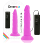 Preview: Flexibler Vibrierender Dildo 23cm Lila | Diversia