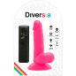 Preview: Flexibler Vibrierender Dildo 17cm Rosa | Diversia