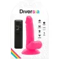 Preview: Flexibler Vibrierender Dildo 17cm Rosa – Diversia