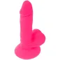 Preview: Flexibler Vibrierender Dildo 17cm Rosa – Diversia