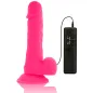 Preview: Flexibler Vibrierender Dildo 20,5cm Rosa – Diversia