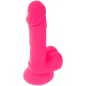 Preview: Flexibler Vibrierender Dildo 20,5cm Rosa – Diversia