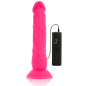 Preview: Flexibler Vibrierender Dildo 21cm Rosa | Diversia