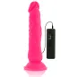 Preview: Flexibler Vibrierender Dildo 21cm Rosa – Diversia