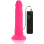 Preview: Flexibler Dildo Mit Vibration 23cm Rosa | Diversia