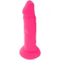 Preview: Flexibler Dildo Mit Vibration 23cm Rosa – Diversia