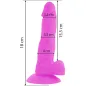 Preview: Flexible Vibrating Dildo 18cm Purple – Diversia