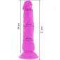 Preview: Flexibler Vibrierender Dildo 21cm Lila – Diversia