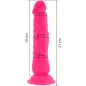 Preview: Flexibler Vibrierender Dildo 21cm Rosa – Diversia